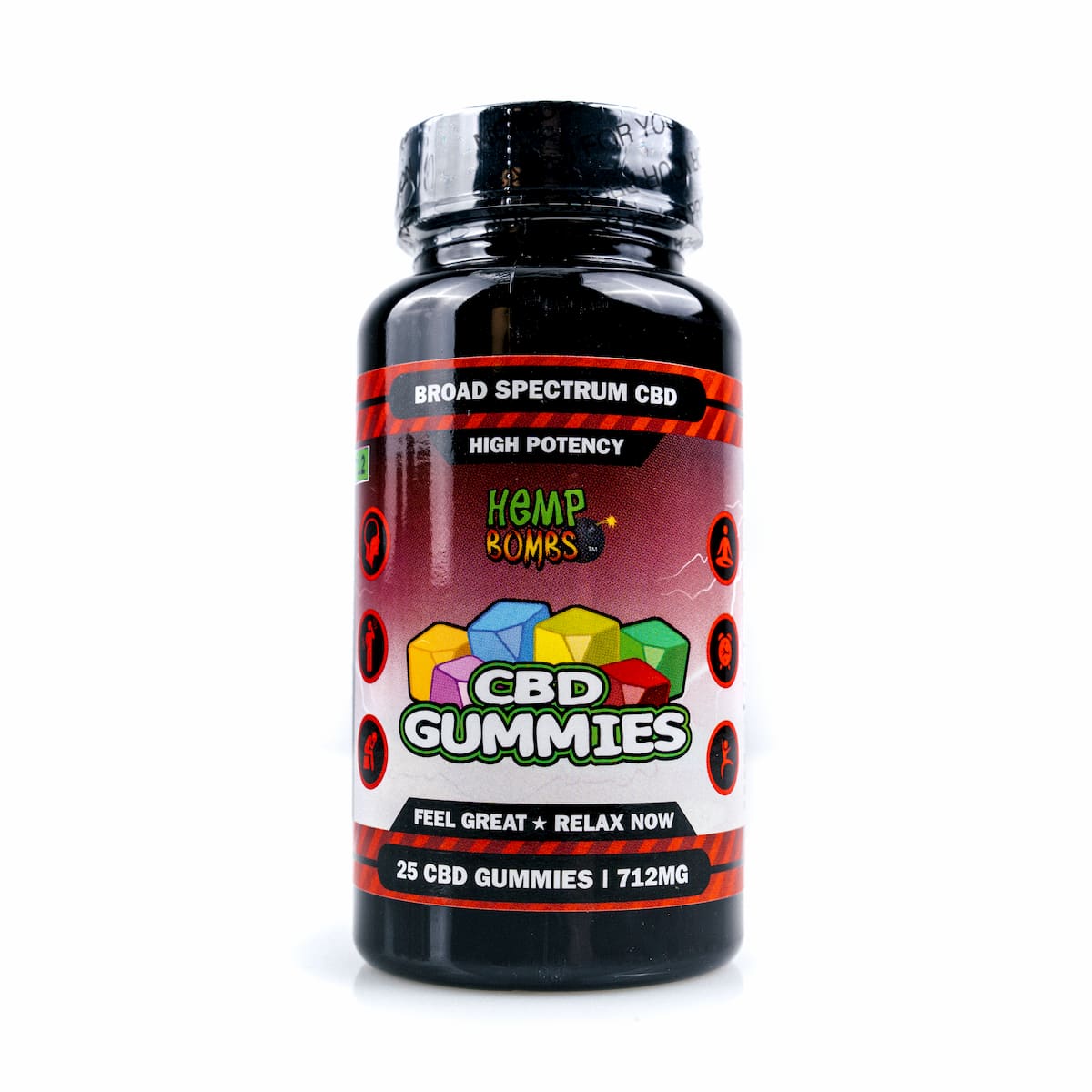 Hemp Bombs Cbd Gummies High Potency 25 Count 712mg Of Cbd Cbdmarket