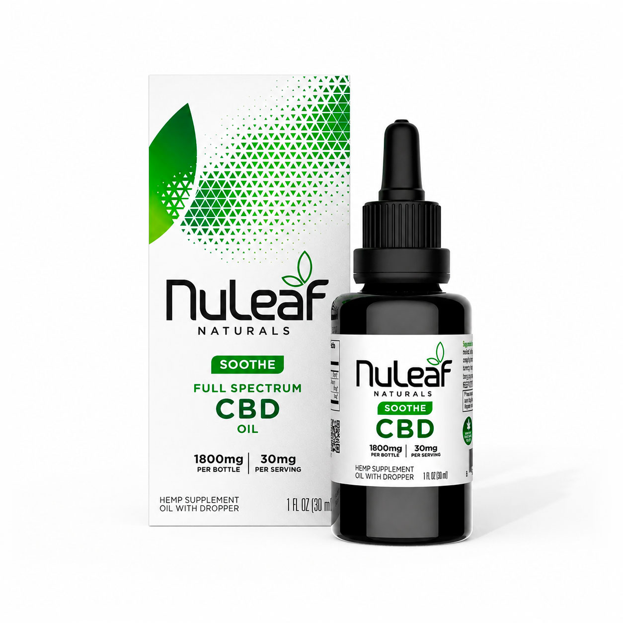 NuLeaf Naturals, CBD Oil, Full Spectrum, 1fl oz, 1800mg CBD