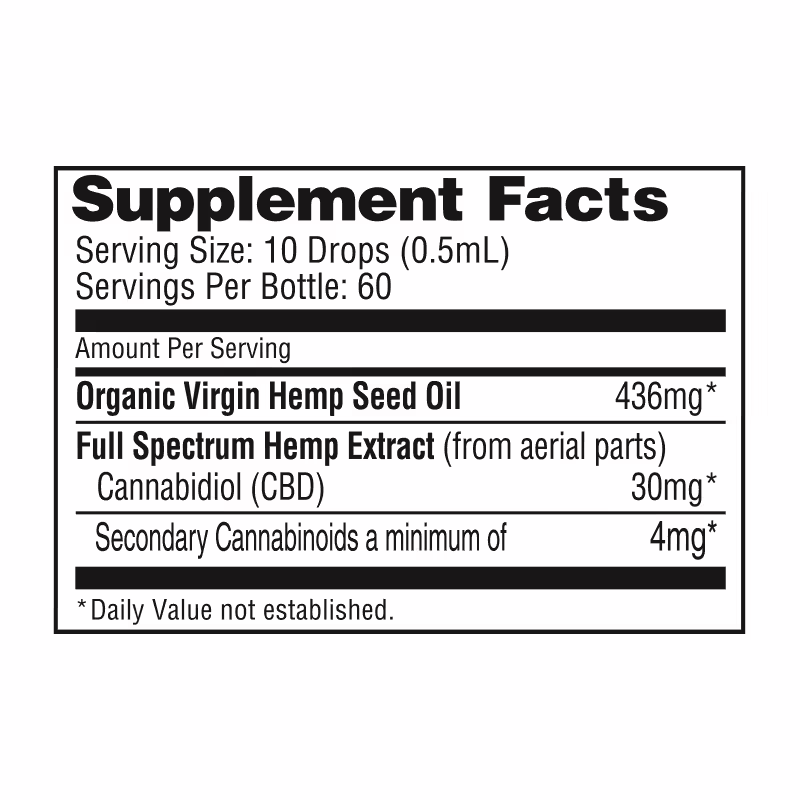 NuLeaf Naturals, Hemp CBD Oil, Full Spectrum, 1fl oz, 1800mg CBD
