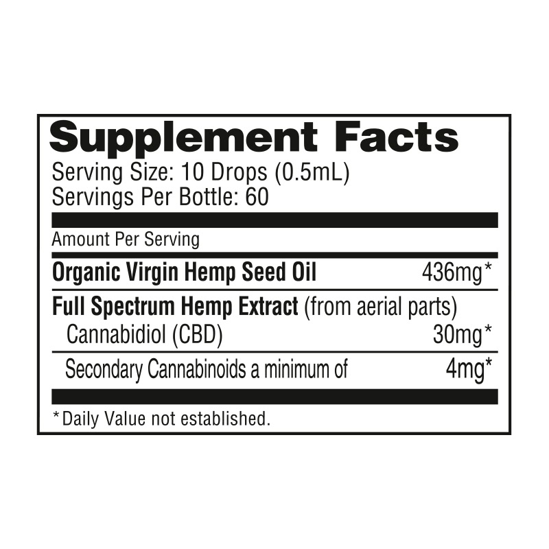 NuLeaf Naturals, Hemp CBD Oil, Full Spectrum, 30mL, 1800mg of CBD2