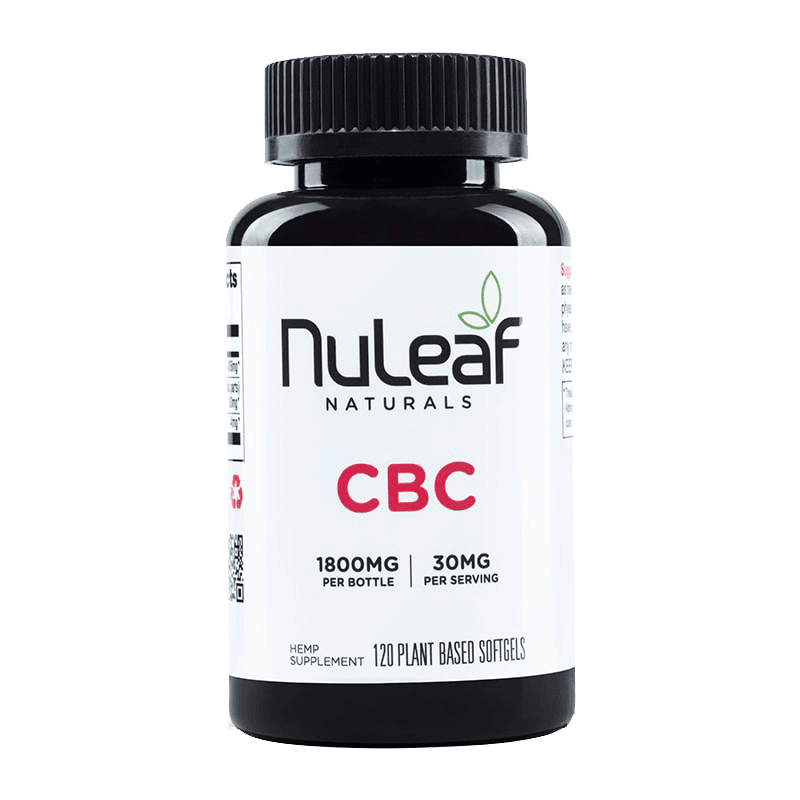 NuLeaf Naturals, CBC Capsules, Full Spectrum, 120 Softgels, 1800mg CBC