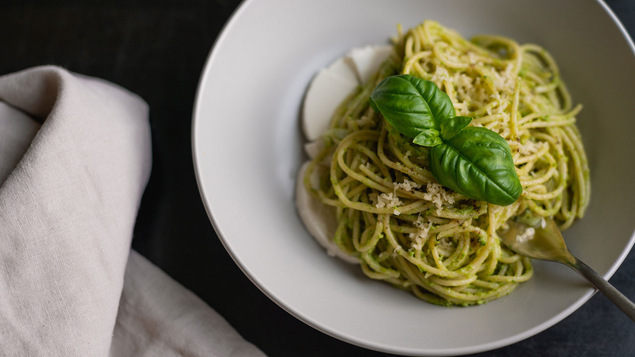 Liana Werner-Gray, a Natural Food Chef, Shares a Tasty CBD-Based Recipe for Pesto Edamame Spaghetti