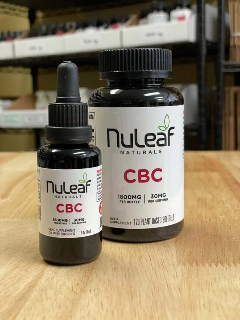NuLeaf Naturals CBC Oils and Capsules