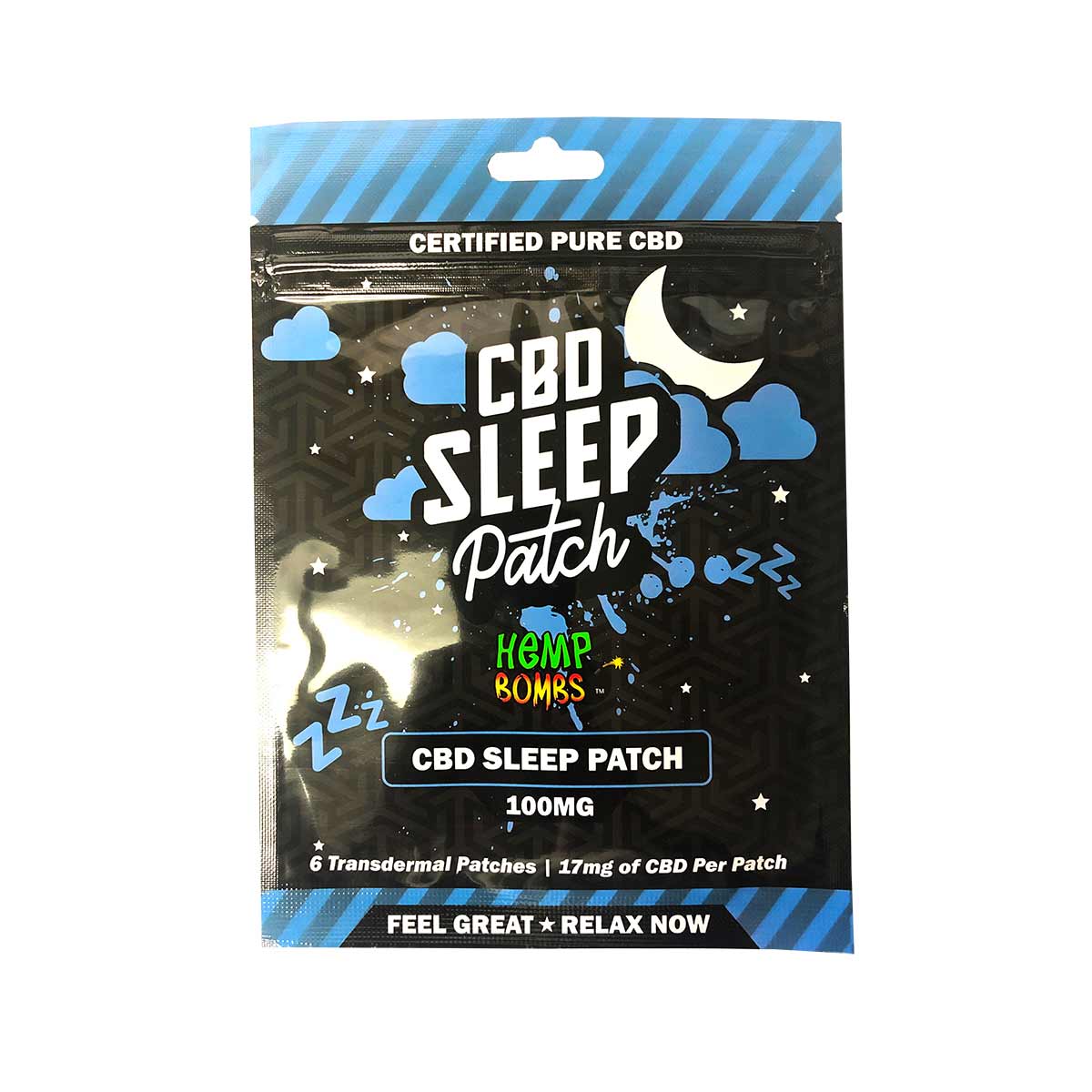 Hemp Bombs Hangover CBD Patches – 25mg of CBD per patch (4 Patches