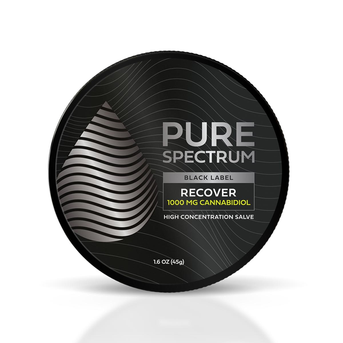 Pure Spectrum, Recover High Concentration Salve, 1,6oz, 1000mg CBD