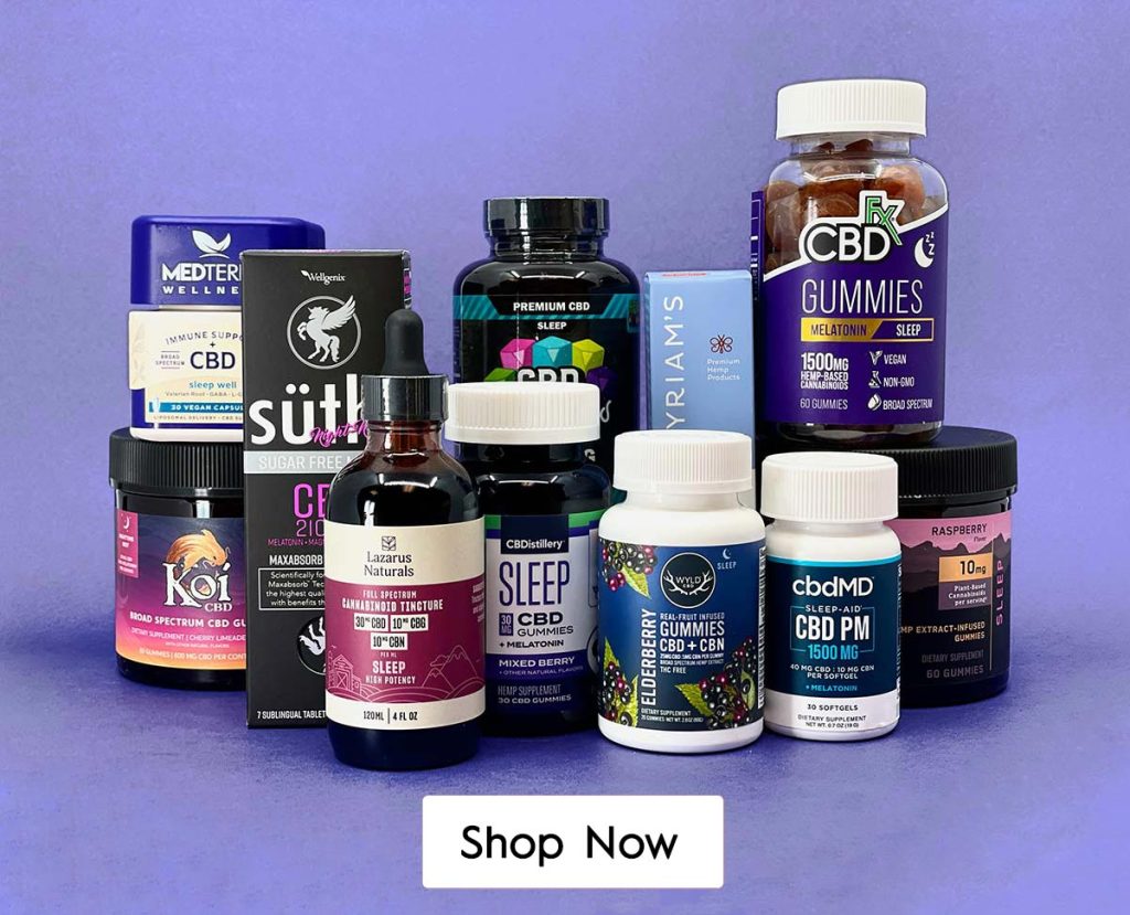 Shop CBD Sleep Products With Melatonin