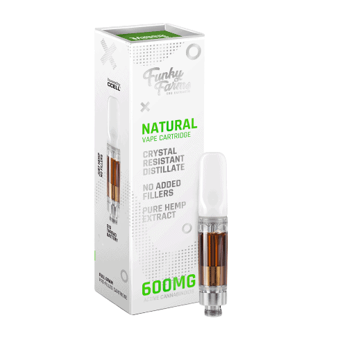 Funky Farms, CBD Vape Cartridge, Natural Flavor, Full Spectrum, 600mg ...