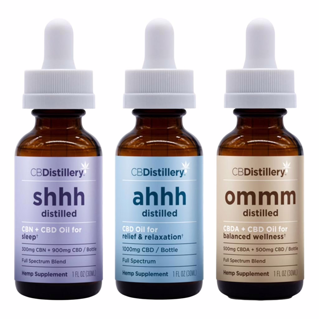 CBDistillery CBD Oils and Tinctures