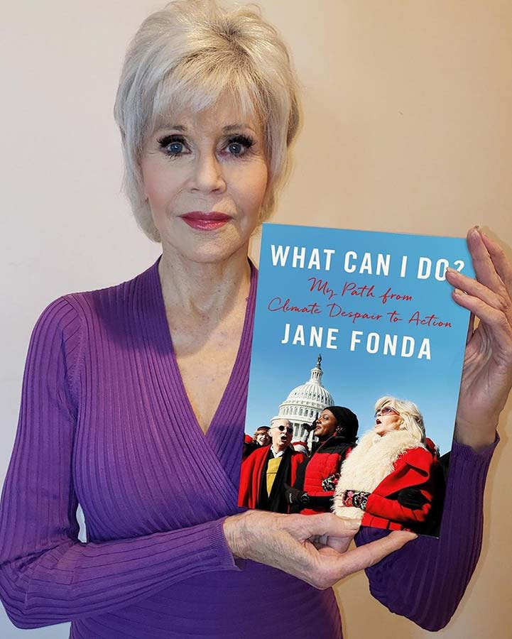 Famous Hollywood actress Jane Fonda actively uses her Instagram account to promote CBD products