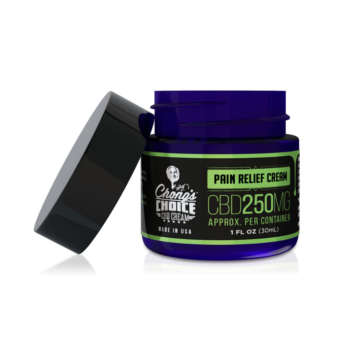 Chong’s Choice, CBD Cream, Pain Relief, Broad Spectrum THC-Free, 4oz, 250mg CBD11