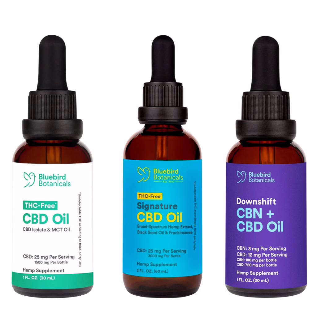 Bluebird Botanicals CBD Oils