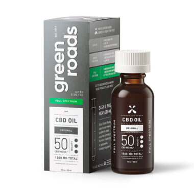 Green Roads, CBD Oil 50mg, Natural Flavor, Full Spectrum, 1fl oz, 1500mg CBD