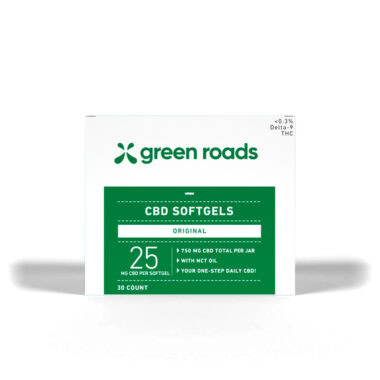 Green Roads, CBD Softgels, Isolate THC-Free, 30ct, 750mg CBD