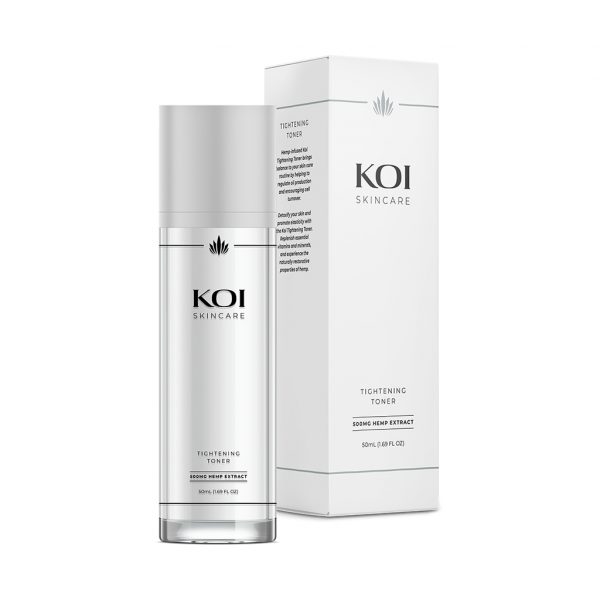 Koi Skincare, CBD Tightening Toner, Full Spectrum, 1.69oz, 500mg of CBD