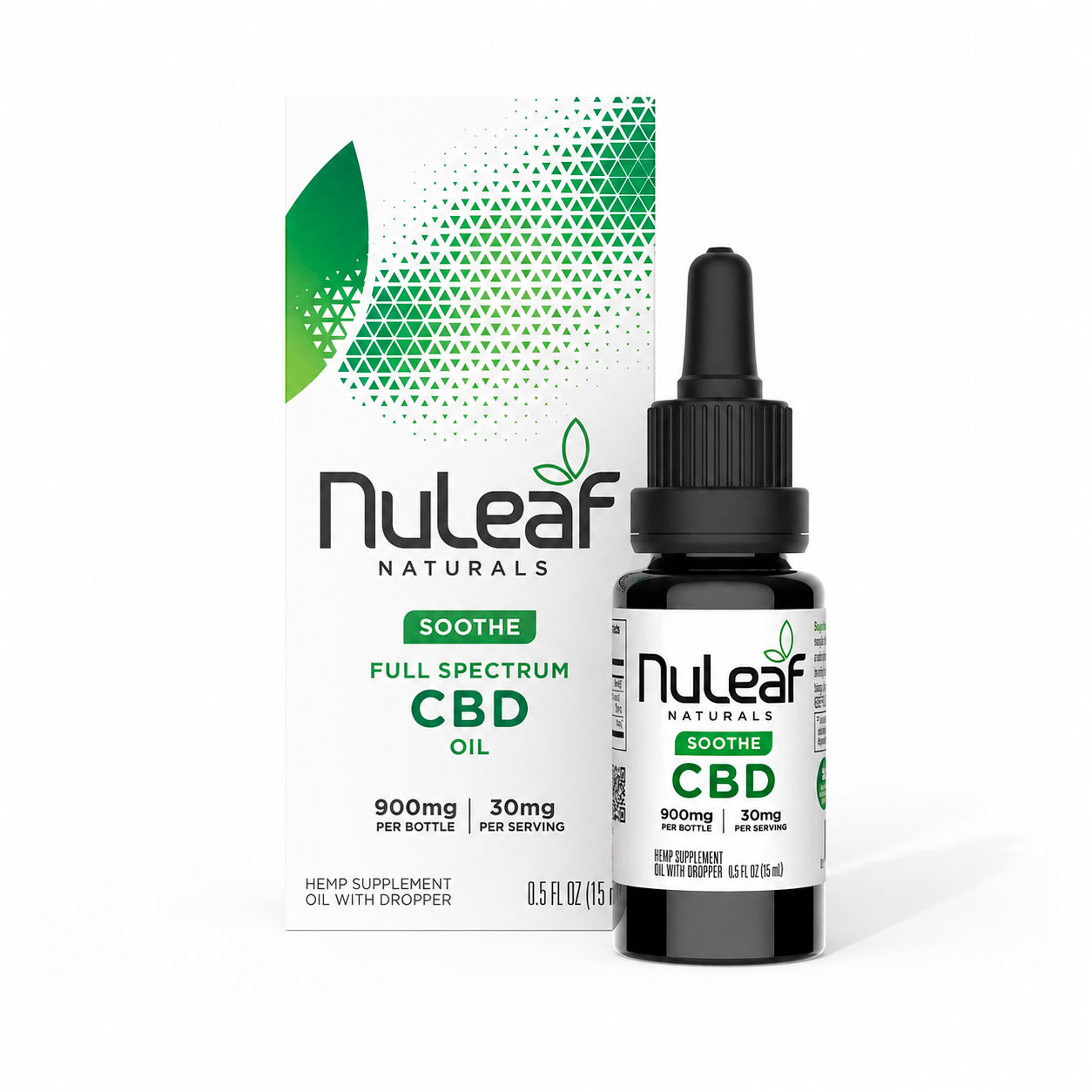 NuLeaf Naturals, CBD Oil, Full Spectrum, .5fl oz, 900mg CBD