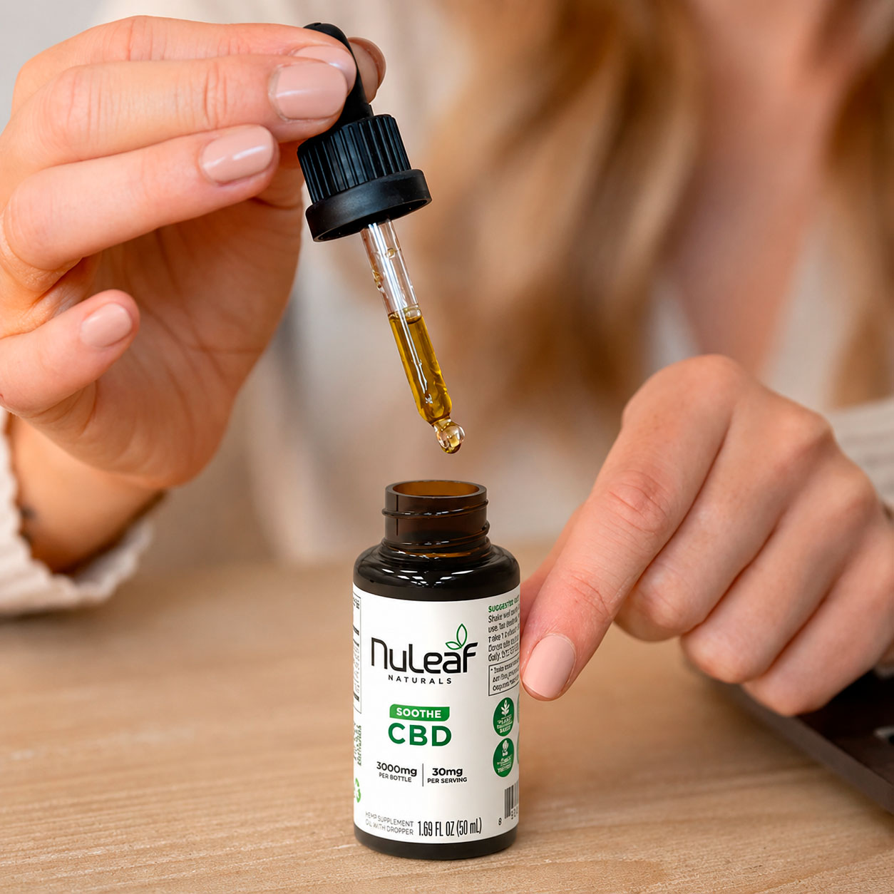 NuLeaf Naturals, CBD Oil, Full Spectrum, 1.69fl oz, 3000mg CBD