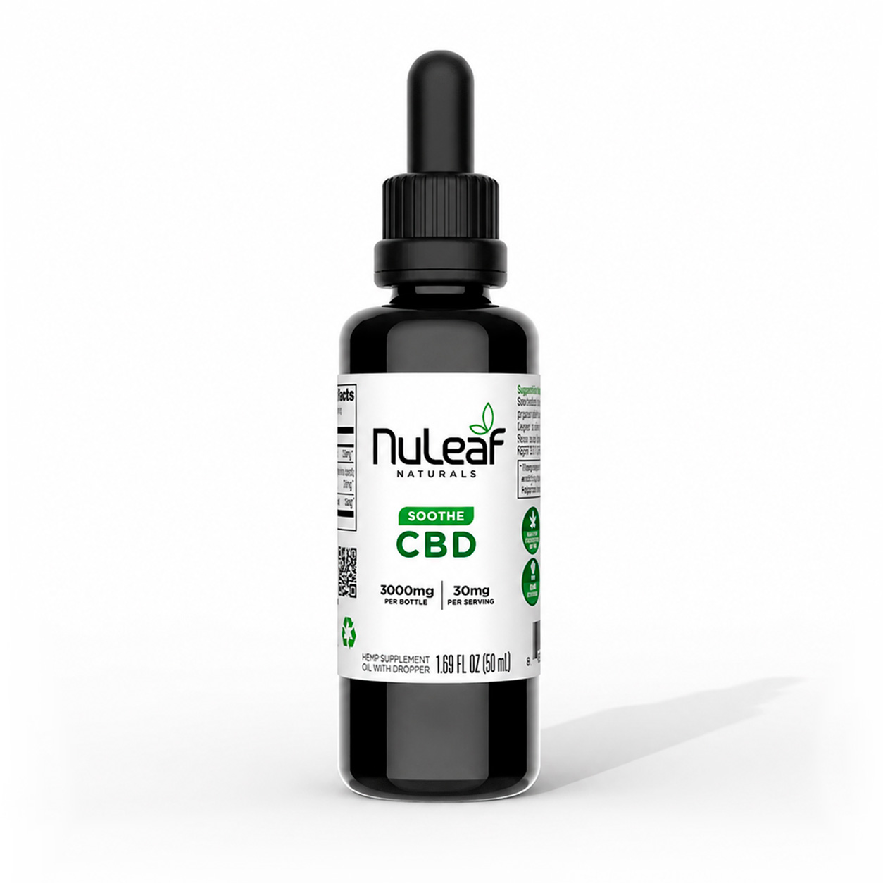 NuLeaf Naturals, CBD Oil, Full Spectrum, 1.69fl oz, 3000mg CBD NuLeaf Naturals, CBD Oil, Full Spectrum, 1.69fl oz, 3000mg CBD