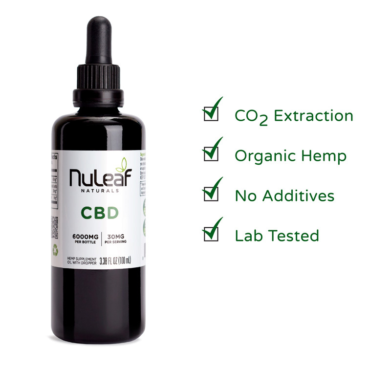 NuLeaf Naturals, Hemp CBD Oil, Full Spectrum, 100mL, 6000mg of CBD2