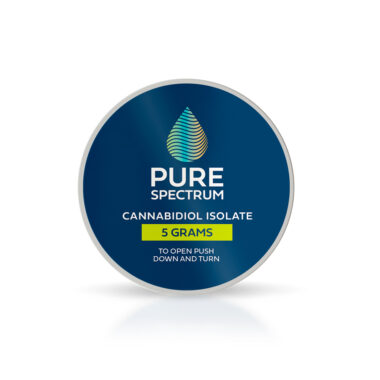 Pure Spectrum, 99% CBD Isolate Powder, 5g, 5000mg CBD