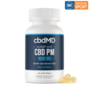 cbdMD, CBD PM Softgel Melatonin Capsules, Broad Spectrum THC-Free, 60ct, 1000mg CBD 1