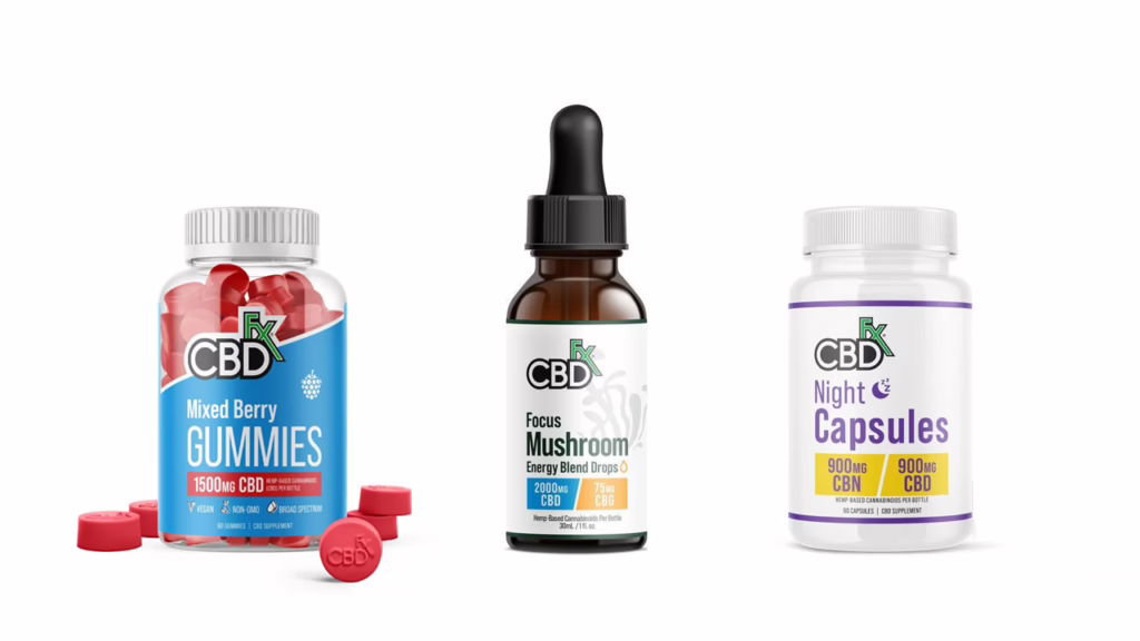 CBDfx CBD products