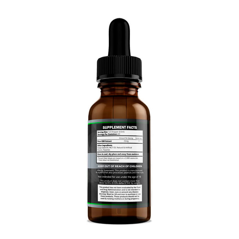 Hemp Bombs, CBD Oil, Peppermint, Isolate THC-Free, 1fl oz, 1500mg CBD