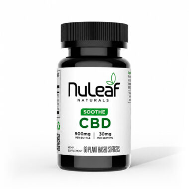 NuLeaf Naturals, CBD Softgels, Full Spectrum, 60ct, 900mg CBD