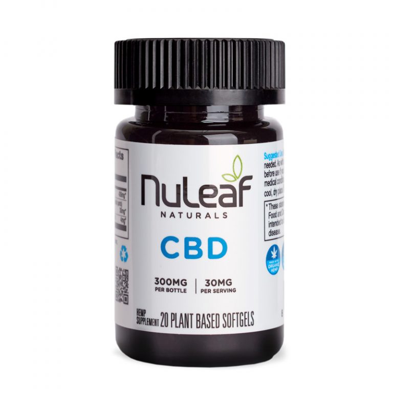 NuLeaf Naturals, Full Spectrum Hemp CBD Capsules, Full Spectrum, 20 ...