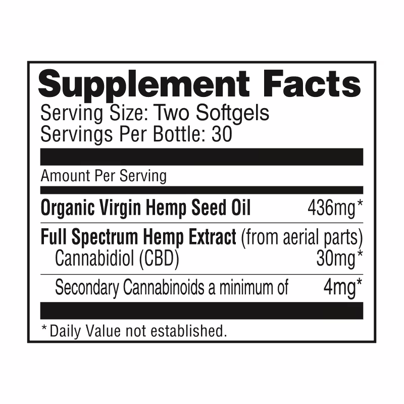 NuLeaf Naturals, Hemp CBD Capsules, Full Spectrum, 60 Softgels, 900mg CBD