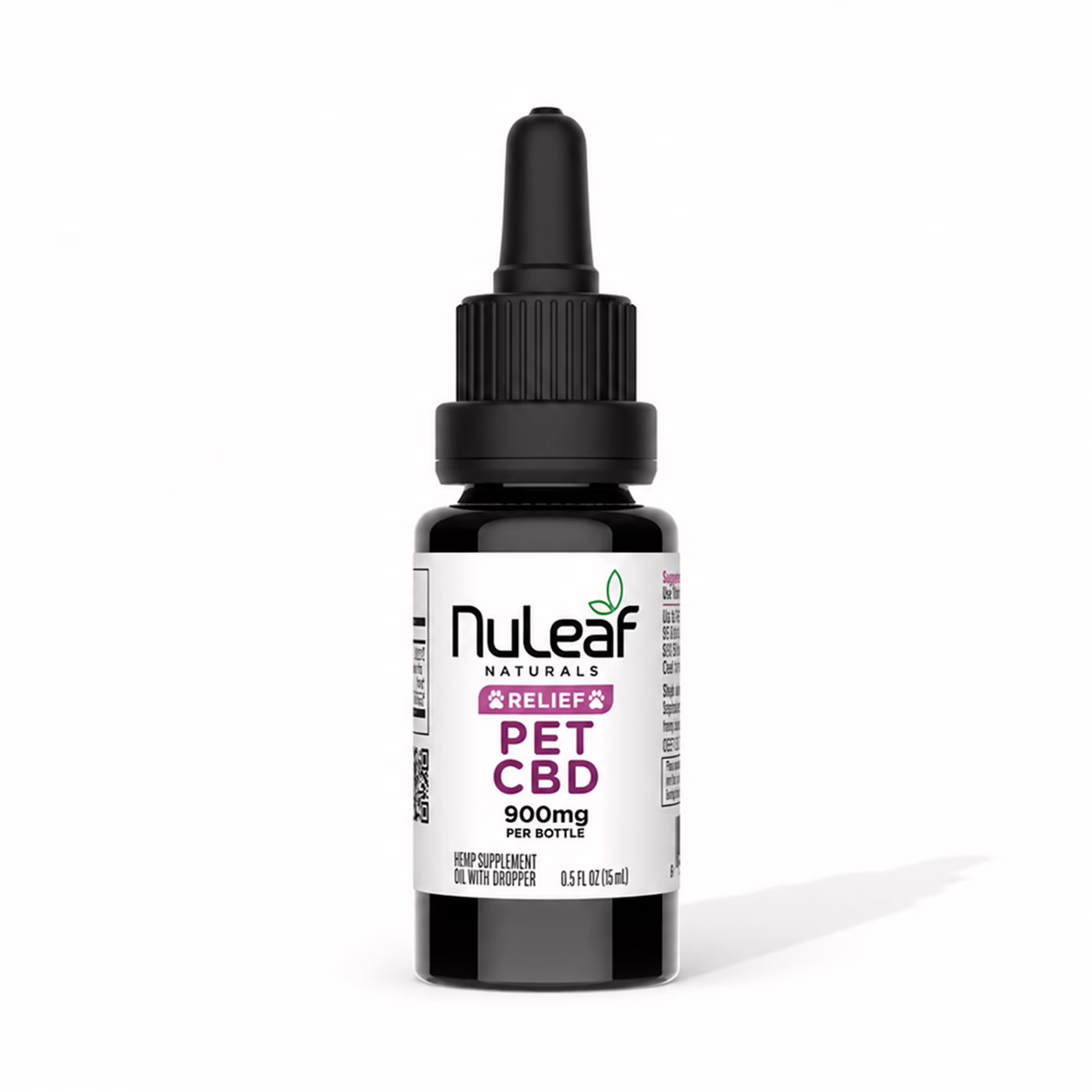 NuLeaf Naturals, Pet CBD Oil, Full Spectrum, .5fl oz, 900mg CBD NuLeaf Naturals, Pet CBD Oil, Full Spectrum, .5fl oz, 900mg CBD