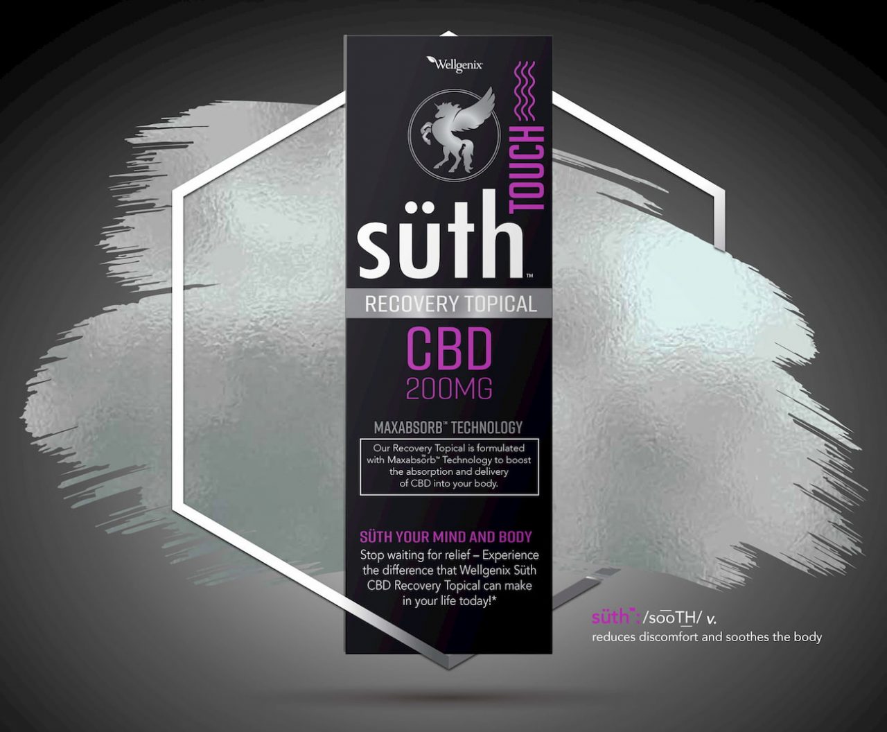 Suth, Touch Recovery Topical, 200mg of CBD