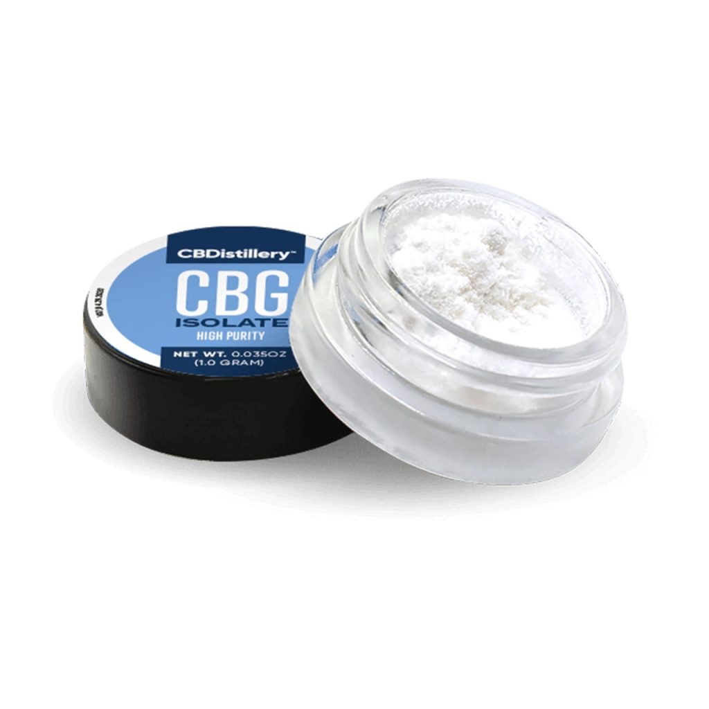 CBDistillery, CBG Isolate High Purity Powder, 1g, 970mg of CBG