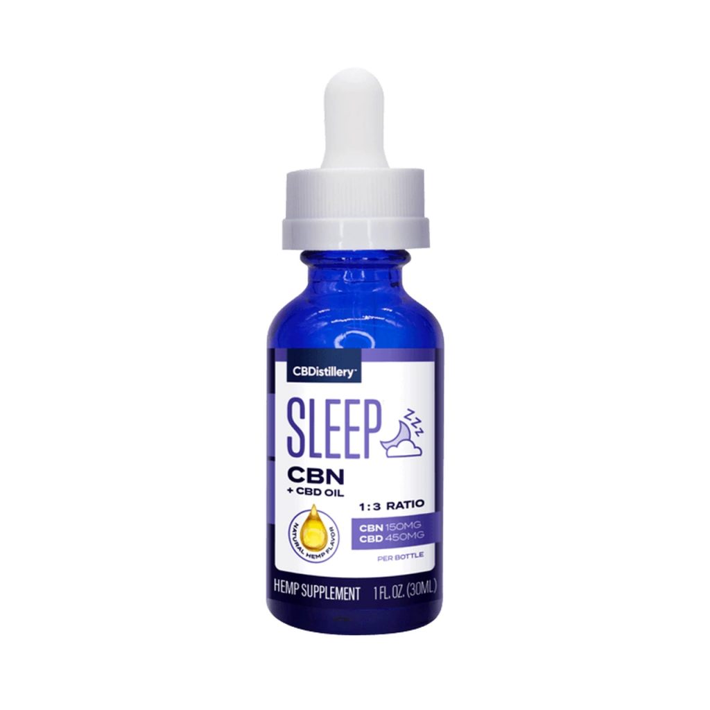 CBDistillery, CBN + CBD Sleep Tincture 1:3, Full Spectrum, 1oz, 150mg ...