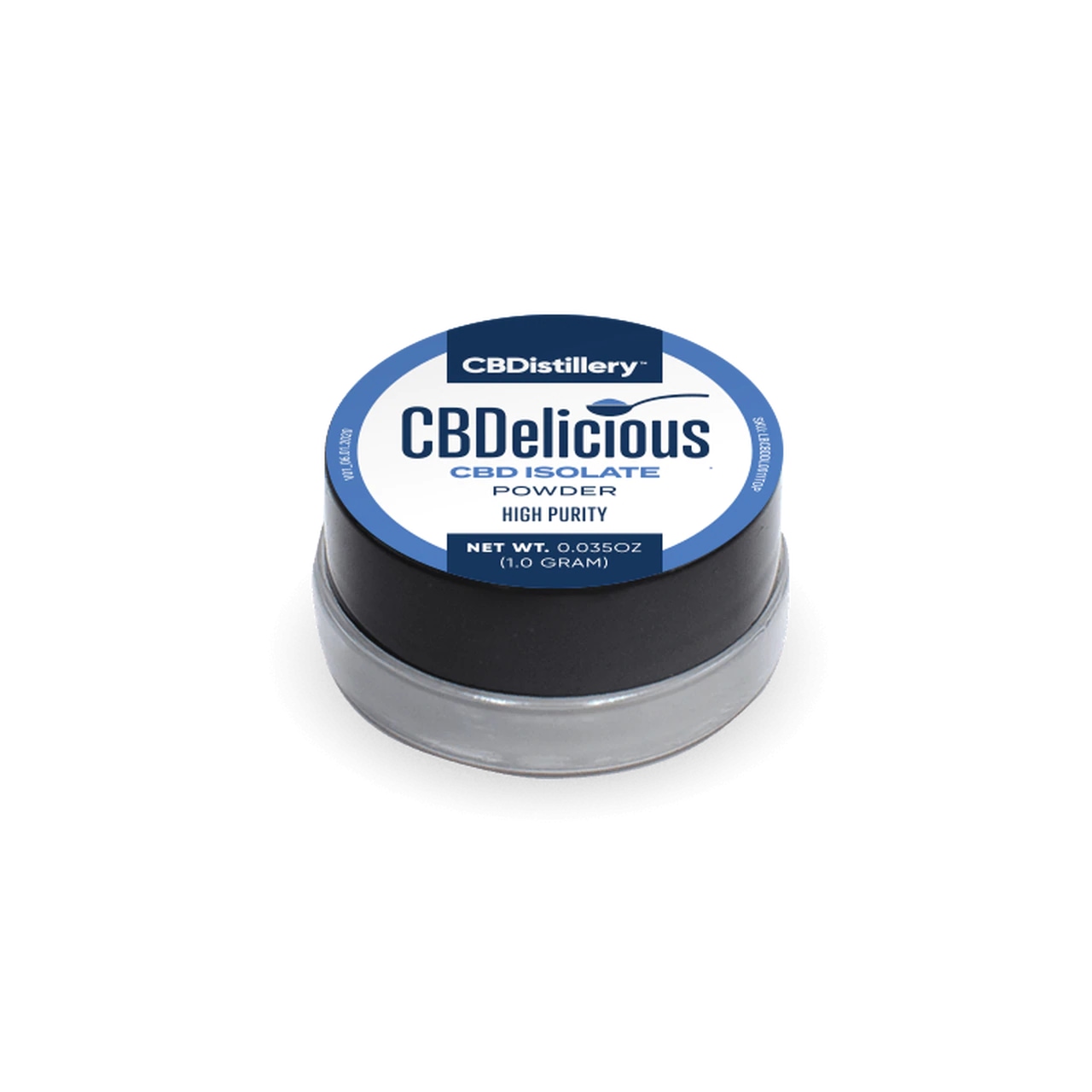 CBDistillery, High Purity CBDelicious CBD Isolate Powder From Hemp, 970mg of CBD