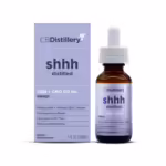 CBDistillery, Shhh Distilled CBN + CBD Oil for Sleep, Full Spectrum, 1oz, 150mg CBN and 450mg CBD