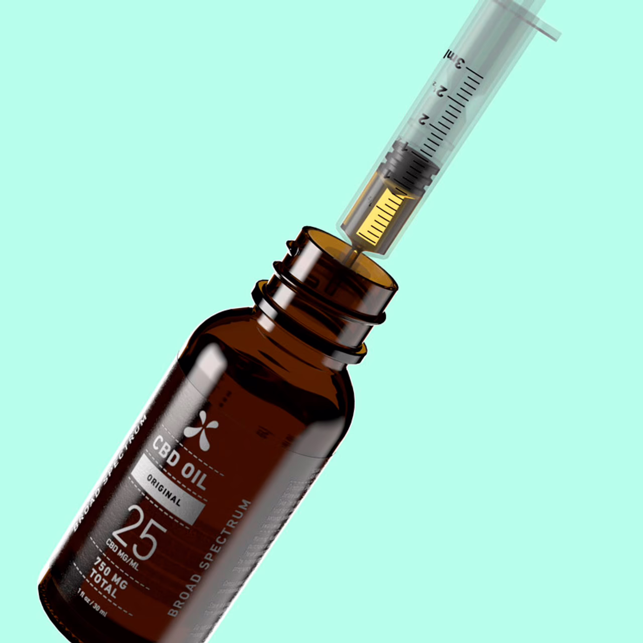 Green Roads, CBD Oil 25mg, Natural Flavor, Broad Spectrum THC-Free, 1fl oz, 750mg CBD