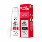 Green Roads, Heat Relief CBD Roll-On, Broad Spectrum THC-Free, 3fl oz, 750mg CBD