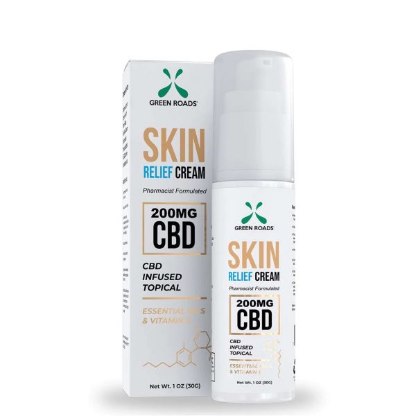Green Roads, Skin Relief CBD Cream, 1oz, 200mg of CBD
