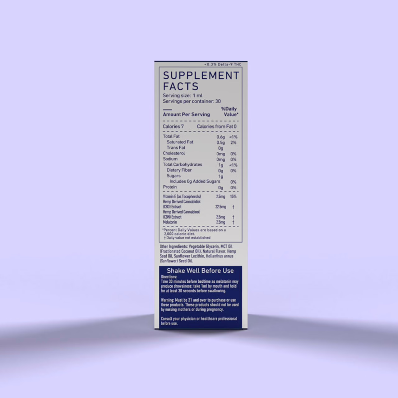 Green Roads, Sweet Sleep CBD+CBN Oil 25mg, Broad Spectrum THC-Free, 1fl oz, 750mg CBD+CBN