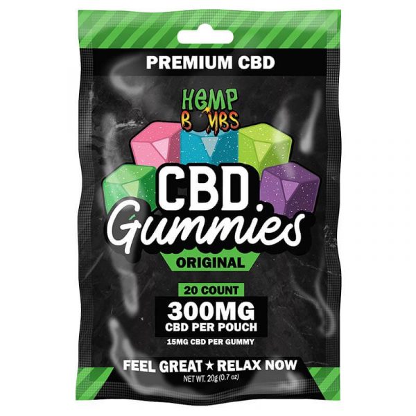 CBD green gummy bears