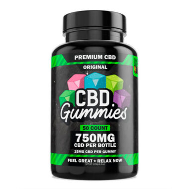 Hemp Bombs, Original CBD Gummies, Isolate THC-Free, 50ct, 750mg CBD