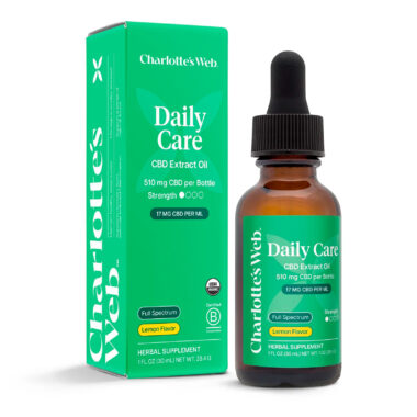 Charlotte's Web, CBD Oil 17mg, Lemon Twist, Full Spectrum, 1fl oz, 510mg CBD