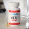 cbdMD, CBD Oil Softgel Capsules, Broad Spectrum THC-Free, 60-Count, 1500mg of CBD
