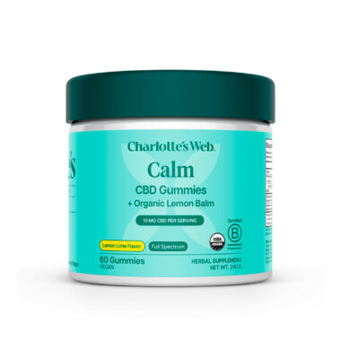 Charlotte's Web, 10mg CBD Gummies Calm, Full Spectrum, Lemon Lime, 60ct, 300mg CBD