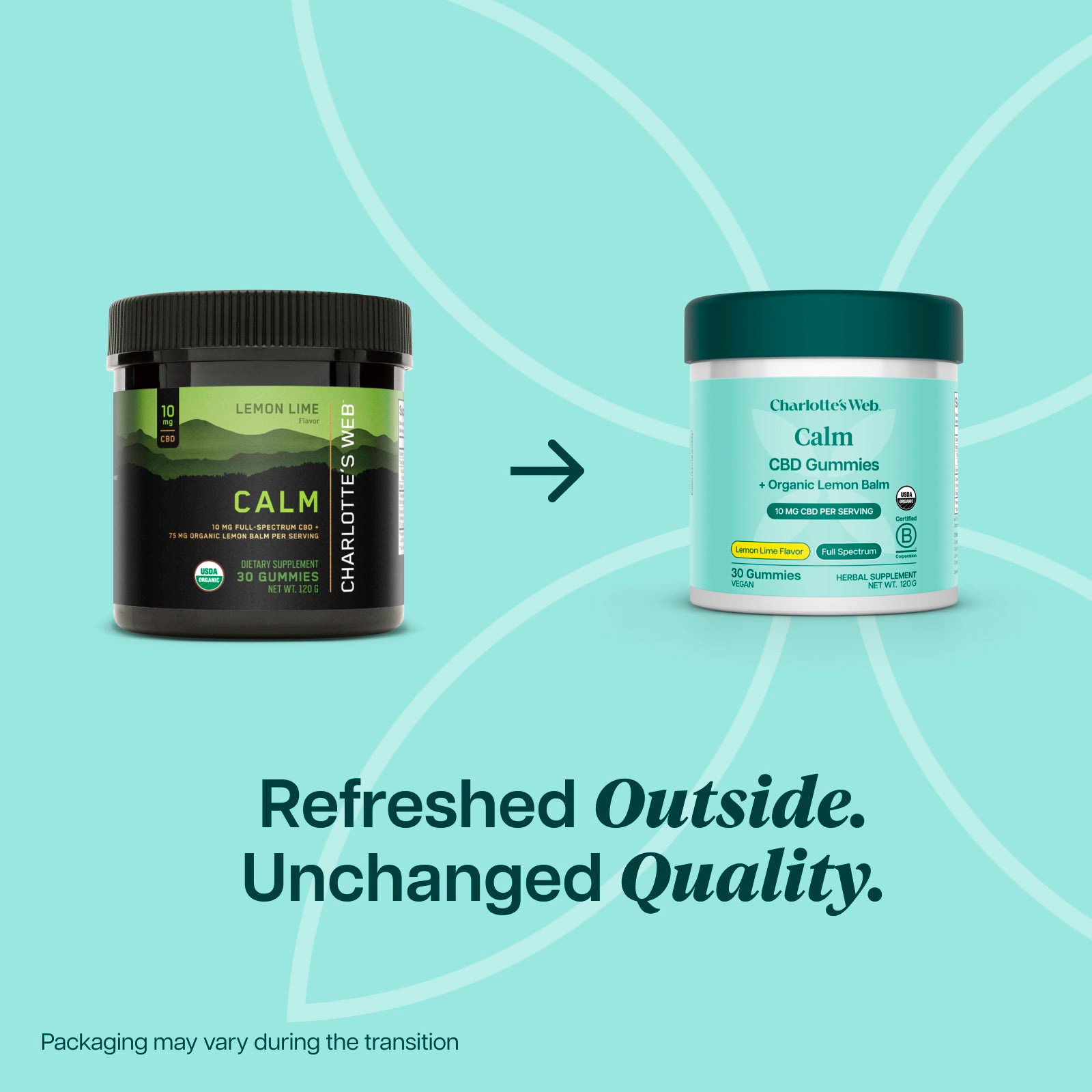 Charlotte’s Web, 10mg CBD Gummies Calm, Full Spectrum, Lemon Lime, 60ct, 300mg CBD