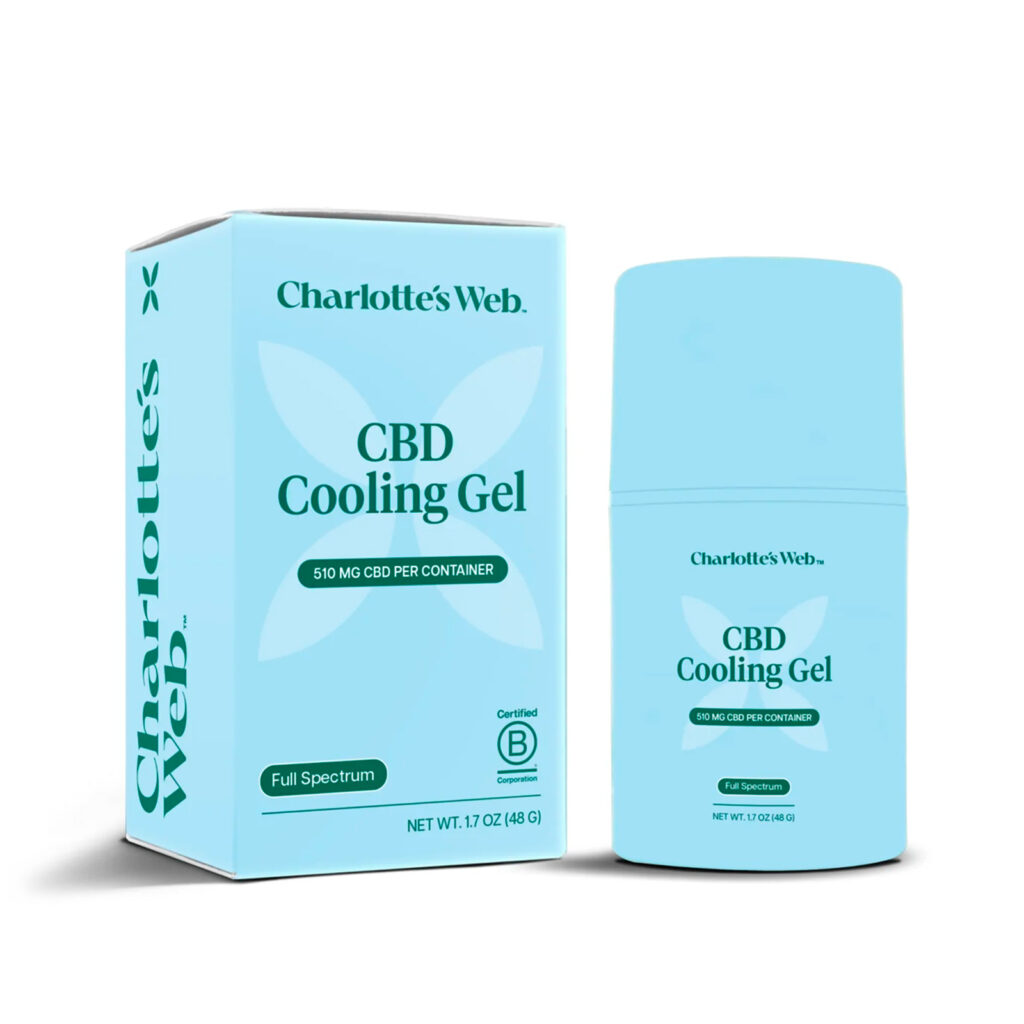 Charlotte's Web, CBD Cooling Gel, Full Spectrum, 1.7oz, 510mg CBD