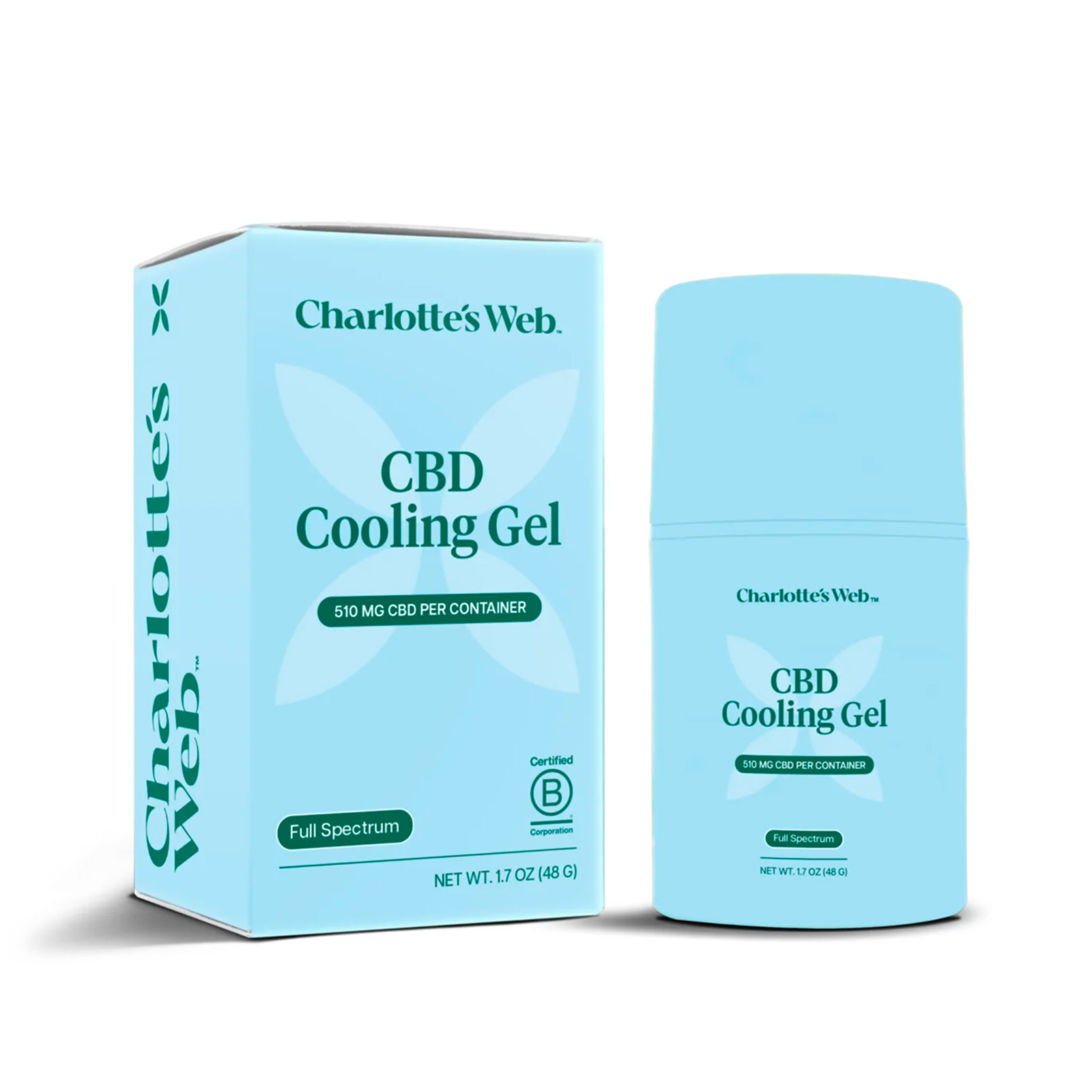Charlotte's Web, CBD Cooling Gel, Full Spectrum, 1.7oz, 510mg CBD