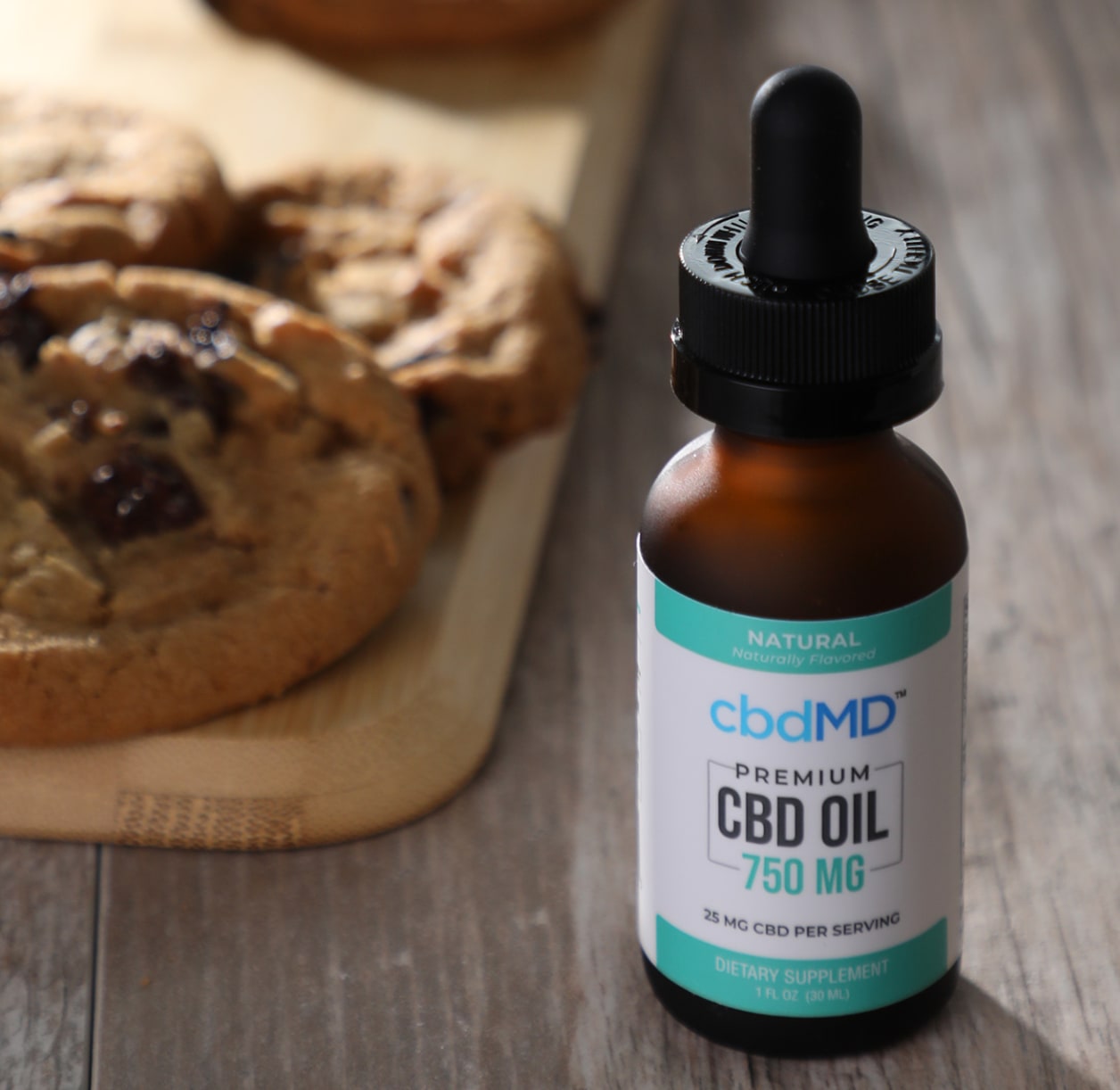 cbdMD, CBD Oil Tincture, Broad Spectrum THC-Free, Mint, 1oz, 750mg of CBD