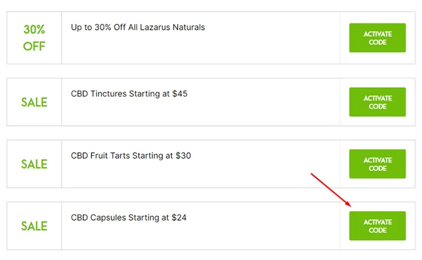 How to Apply Lazarus Naturals Coupons? Step 1