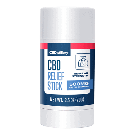 CBDistillery, CBD Relief Stick, Isolate THC-Free, 500mg CBD 1